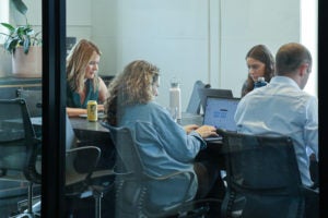 Digital marketers in the office